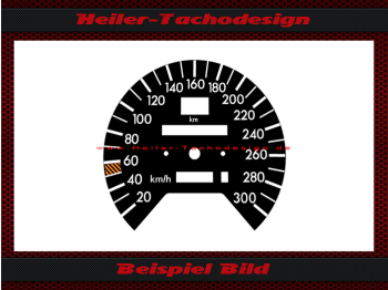 Speedometer Disc for Mercedes W124 AMG E Class 300 Kmh - 2