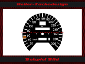 Speedometer Disc for Mercedes W124 AMG E Class 300 Kmh - 2
