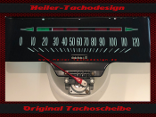 Tacho Aufkleber für Chevrolet Impala SS Convertible 396 Caprice 1966 120 Mph zu 200 Kmh