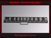 Speedo Scale Chevrolet Impala Fastback 1970 120 Mph to...