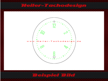 Uhr Scheibe Tachoglas Ford Thunderbird 1955 bis 1956