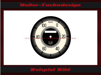 Tachoscheibe für Glashütte / SA IFA Phänomen K27 Ø 99 mm