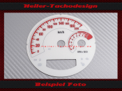 Speedometer Disc for Harley Davidson Softail Springer CVO 2008 Ø100 Mph to Kmh