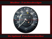 Tacho Aufkleber für Mercedes W114 /8 Strich-Acht 145...