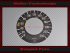 Speedometer Sticker for Mercedes W114 8 Strich-Acht 145 Mph to 240 Kmh
