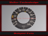 Speedometer Sticker for Mercedes W114 8 Strich-Acht 145 Mph to 240 Kmh