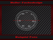 Speedometer Glass Isgus 100 Kmh Kübelwagen Typ 82 0...