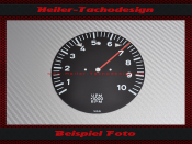 Drehzahlmesser Scheibe für Porsche 911 bis 10000 UPM...