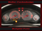 Tachoscheibe für BMW Z3 M Roadstar E36 M3 180 Mph zu 280 Kmh