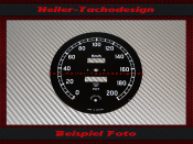 Speedometer Disc Jaguar MK4 1945 XK 120 XK 140 120 Mph to...