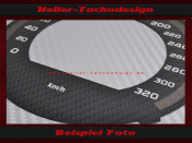 Tachoscheibe für Mercedes W204 W207 W212 C63 AMG 200 Mph zu 320 Kmh