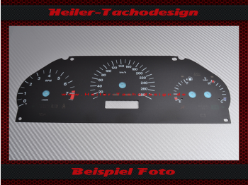 Speedometer Disc for Jaguar XK8 Cabrio 1999 180 Mph to 280 Kmh