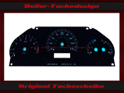 Speedometer Disc for Jaguar XK8 Cabrio 1999 180 Mph to 280 Kmh