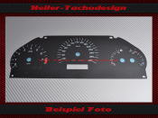 Speedometer Disc for Jaguar XK8 Cabrio 1999 Mph to Kmh
