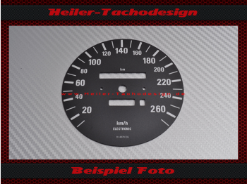 Speedometer Disc for BMW E30 260 Kmh Apina