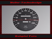 Speedometer Disc for BMW E30 260 Kmh Apina