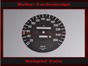 Speedometer Disc for Mercedes W107 R107 560 SL electronic Speedometer 160 Mph to 260 Kmh - 2