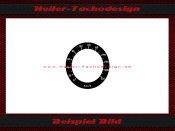 Sticker on speedometer glass for Jaguar E Type Smiths...