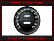 Speedometer Disc AC Bristol 130 Mph to 220 Kmh