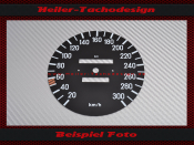 Speedometer Disc for Mercedes W123 E Class AMG 300 Kmh