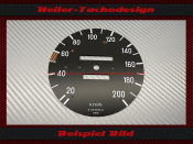 Speedometer Disc for Mercedes W123 E Klasse 125 Mph to...