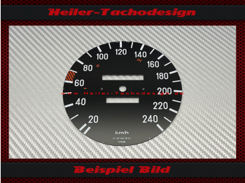 Speedometer Disc for Mercedes W123 E Class 150 Mph to 240 Kmh serial number 123 542 28 01