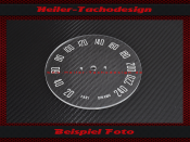 Tachoscheibe für Alfa Romeo 2600 Spider Duetto 105 115 1966 bis 1969