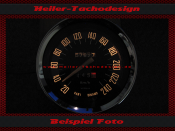 Tachoscheibe für Alfa Romeo 2600 Spider Duetto 105 115 1966 bis 1969