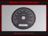 Speedometer Disc for Harley Davidson Street Glide FLHTI Ultra Classic Ø80 2006 Mph to Kmh