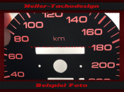 Speedometer Disc for Audi 100 C4 S6 300 Kmh