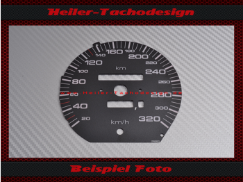 Speedometer Disc for Audi 100 C4 S6 320 Kmh