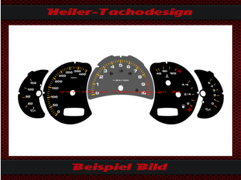 Speedometer Discs for Porsche Carrera GT 911 996 Facelift 400 Kmh