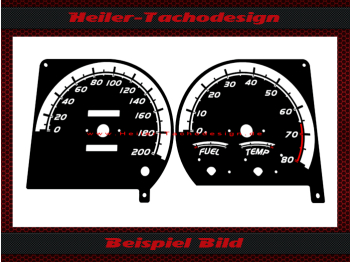 Speedometer Disc for Mitsubishi Colt C50 Lancer 200 Kmh
