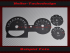 Tachoscheibe für Smart Roadster Coupe 2004 120 Mph zu 200 Kmh