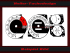 Speedometer Disc for Mitsubishi Eclipse D30 with Oil Pressure Display