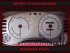 Gauge face Mitsubishi Eclipse D30 with oil pressure gauge