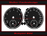 Tachoscheibe für VW Tiguan 2006 bis 2011 Symbol 1 160 Mph zu 260 Kmh