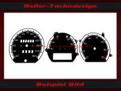 Speedometer dials for VW Corrado 260 km/h without display