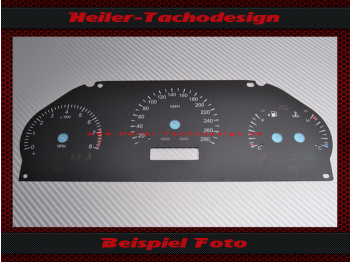 Speedometer Disc for Jaguar XK8 XJ8 1998 1999 Tachometer to 8 170 Mph to 280 Kmh