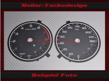 Speedometer Disc for Audi A3 8V5 Petrol Start Stop 2017 160 Mph to 260 Kmh