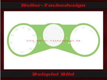 Speedometer disc speedometer glass + sticker for Chevrolet GMC C10 67 to 72 100 Mph to 160 Kmh - 2