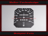 Tachoscheibe für Volkswagen VW Golf 1 240 Kmh