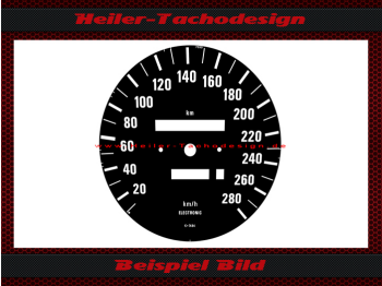 Speedometer Disc for BMW E28 5er E24 6er E23 7er M5 M6 280 Kmh