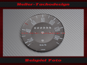 Speedometer Disc for VW T2 Bulli 90 Mph to 150 Kmh