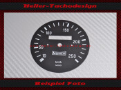 Speedometer Disc Münch Mammut 1200 TTS 200 Kmh