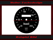 Tachoscheibe Münch Mammut 1200 TTS 200 Kmh