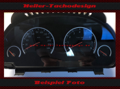 Speedometer dials for BMW F06 F10 F12 F13 M5 M6 large display 200 Mph to 330 Kmh 8000 UPM