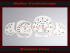 Speedometer Discs for Porsche 911 991 Turbo 2017 225 Mph to 350 Kmh
