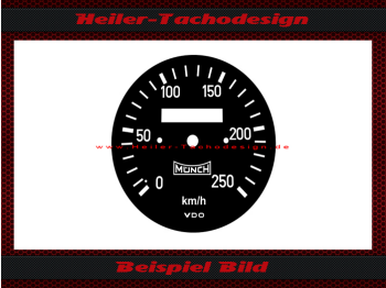 Tachoscheibe für Münch Mammut 1200 TTS 250 Kmh - 1