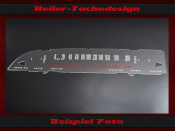 Tacho Aufkleber für + Tachoglas Ford Galaxie / Fairlane 1961 120 Mph zu 200 Kmh